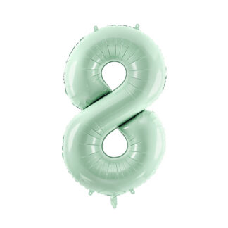 Balon foliowy Cyfra ”8”, 72cm, zieleń