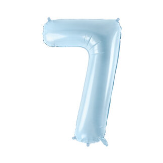 Balon foliowy Cyfra ”7”, 72cm, jasny niebieski