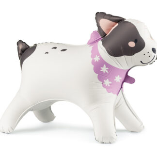 Stojący balon foliowy Buldog, 75×57 cm, mix