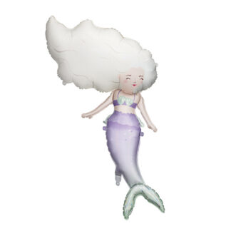 Balon foliowy Syrena, 67x110 cm, mix