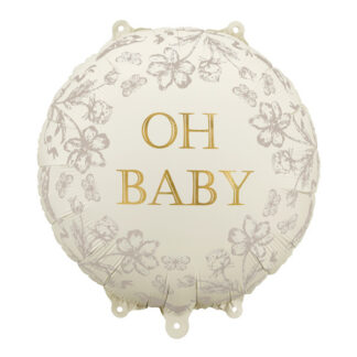 Balon foliowy pastylka ''Oh Baby'', 35x35 cm, mix