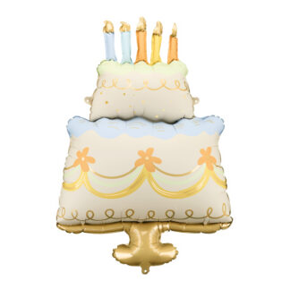 Balon foliowy Tort, 62x104 cm, mix