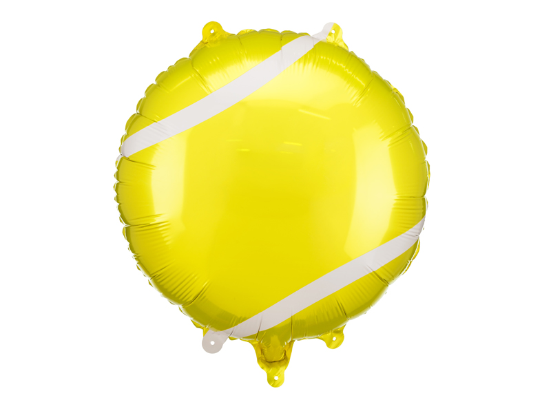Balon foliowy Piłka tenisowa, 35x35 cm, mix