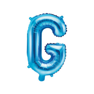 Balon foliowy Litera ''G'', 35cm, niebieski