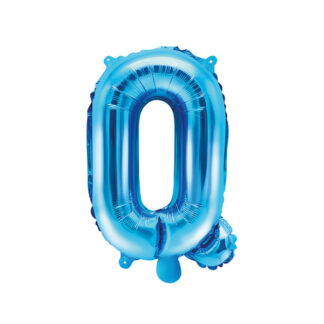 Balon foliowy Litera ''Q'', 35cm, niebieski