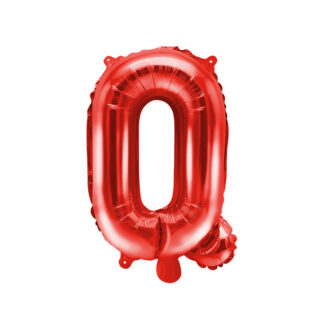 Balon foliowy Litera ”Q”, 35cm, czerwony