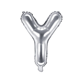 Balon foliowy Litera ''Y'', 35cm, srebrny