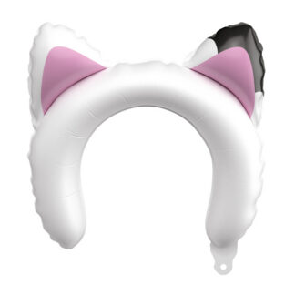 Balon foliowy Kocie uszy Gabi, 21.5x21 cm, mix (1 op. / 6 szt.)