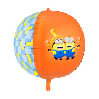 Balon foliowy Piłka w Minionki, 75 cm, mix