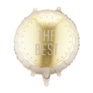 Balon foliowy pastylka ”You Are The Best”, 35×35 cm, mix