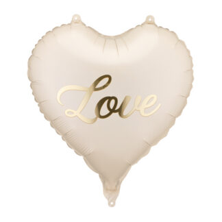 Balon foliowy serce ”Love”, 45 cm, mix