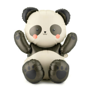 Balon foliowy Panda, 68×72 cm, mix