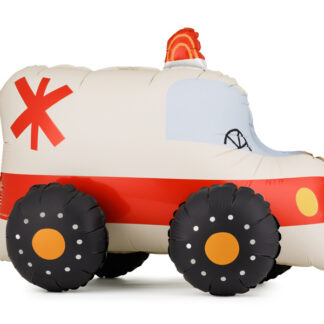 Stojący balon foliowy Ambulans, 68x48 cm, mix