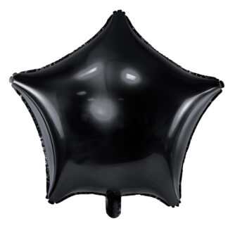 Balon foliowy Gwiazdka, 48cm, czarny