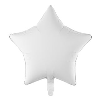 Balon foliowy Gwiazdka, 48 cm, biały