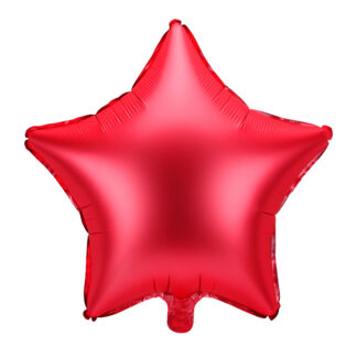 Balon foliowy Gwiazdka, 48cm, czerwony