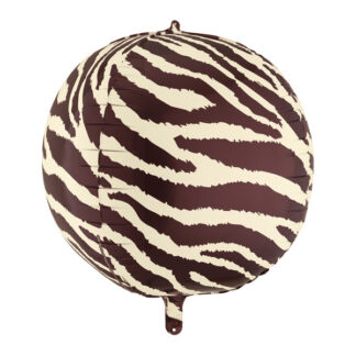 Balon foliowy Piłka w Paski Zebry, 75 cm, mix