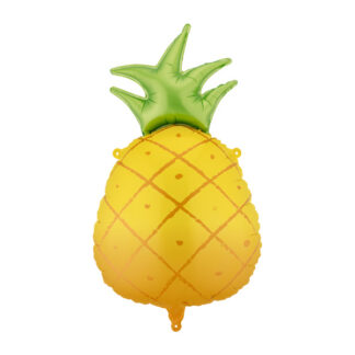 Balon foliowy Ananas, 38×68 cm, żółty