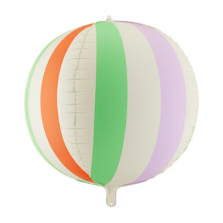 Balon foliowy Piłka w paski, 75 cm, mix