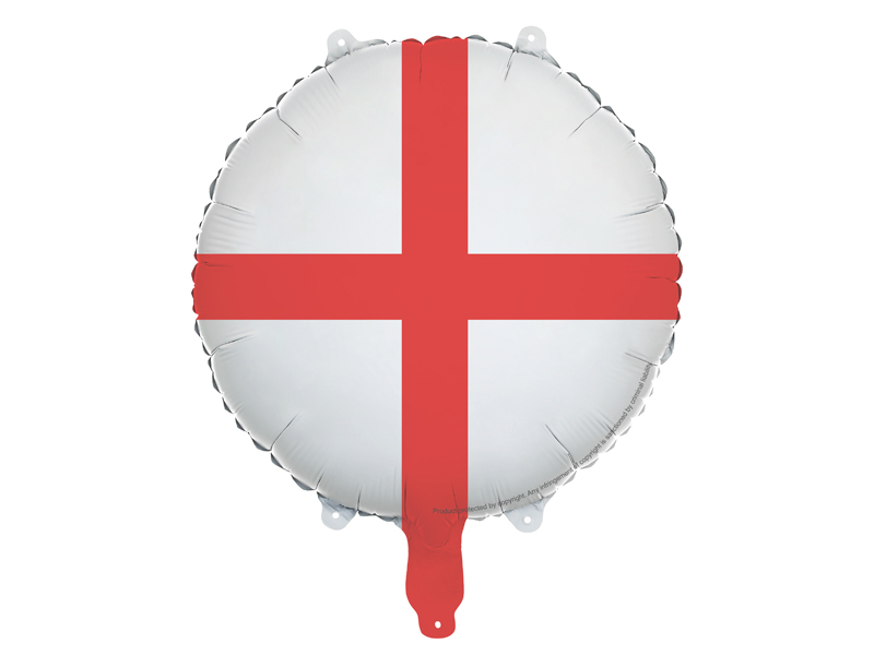 Balon foliowy Flaga Anglii, 35 cm, mix