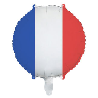 Balon foliowy Flaga Francji, 35 cm, mix