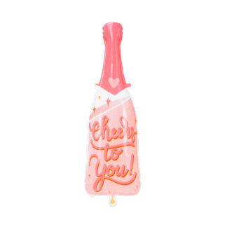 Balon foliowy Butelka, 38×97 cm, mix