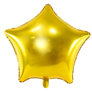 Balon foliowy Gwiazdka, 70cm, złoty