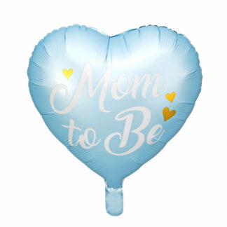 Balon foliowy Mom to Be, 35cm, niebieski