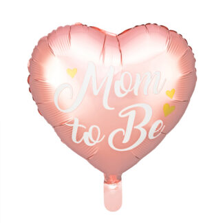 Balon foliowy Mom to Be, 35cm, różowy