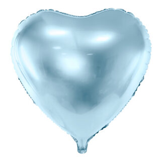 Balon foliowy Serce, 45cm, błękitny