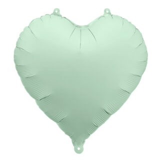 Balon foliowy Serce, 45cm, zieleń