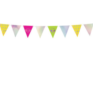 Girlanda Electric Holo - Flagietki, mix,  1,8m