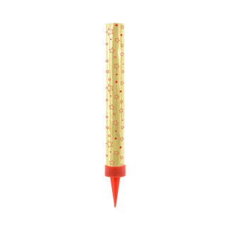 Fontanny na tort, złoty, 12cm (1 op. / 12 szt.)