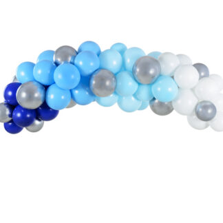 Girlanda balonowa – niebieska, 200cm (1 op. / 60 szt.)