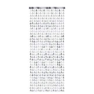 Kurtyna - Choinka, srebrny, 100x245 cm