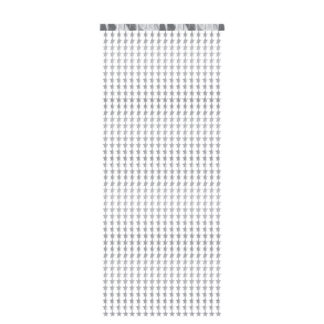 Kurtyna - Gwiazdki, srebrny, 100x245 cm
