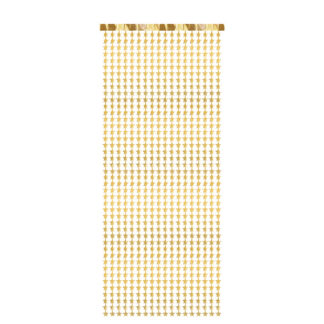 Kurtyna - Gwiazdki, złoty, 100x245 cm