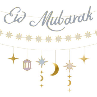 Baner Eid Mubarak, 200 cm, mix