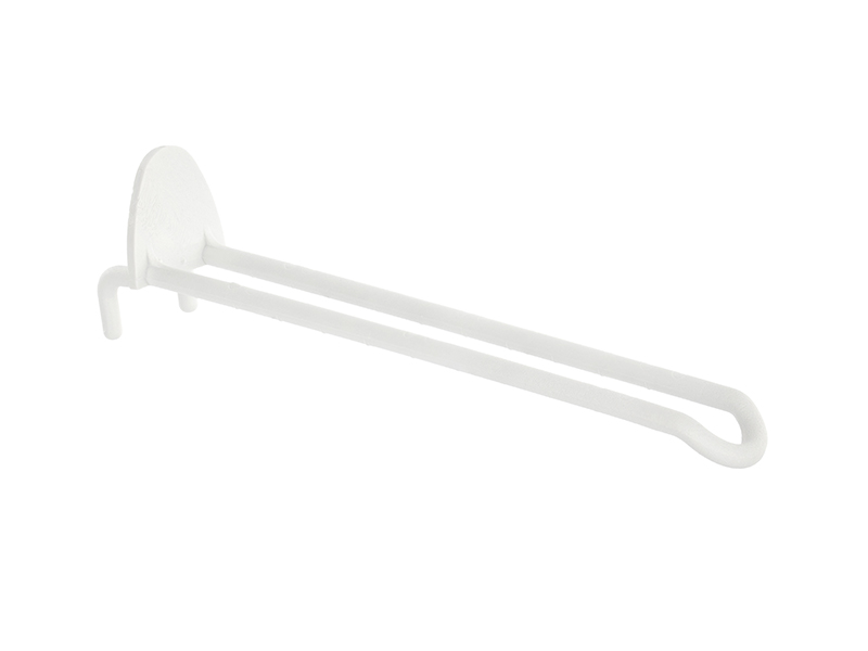 Haki do standu, biały, 15cm (1 op. / 5 szt.)
