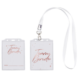 Identyfikator Team Bride, 8,7×12,5cm (1 op. / 4 szt.)