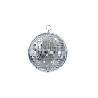 Kula lustrzana disco, srebrny, 20 cm