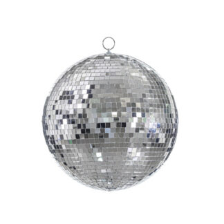 Kula lustrzana disco, srebrny, 30 cm