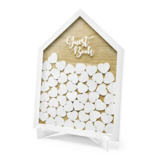 Drewniana księga gości – Guest Book, 30,5x43cm