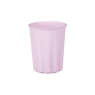 Kubeczki plastikowe Falbanka, 220 ml, fioletowy (1 op. / 4 szt.)