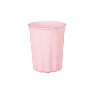 Kubeczki plastikowe Falbanka, 220 ml, różowy (1 op. / 4 szt.)