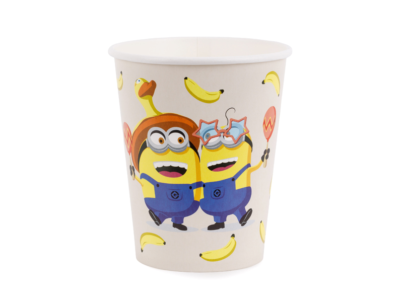 Kubeczki Minionki, 250 ml, mix (1 op. / 6 szt.)