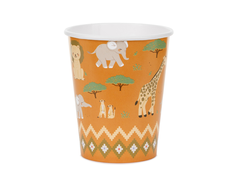 Kubeczki Safari, 220 ml, mix (1 op. / 6 szt.)