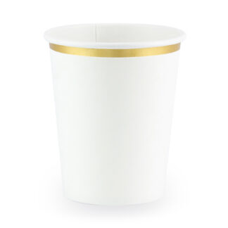 Kubeczki, biały, 260 ml (1 op. / 6 szt.)