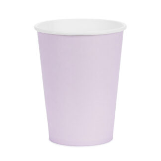 Kubeczki papierowe, lawenda, 250ml (1 op. / 6 szt.)