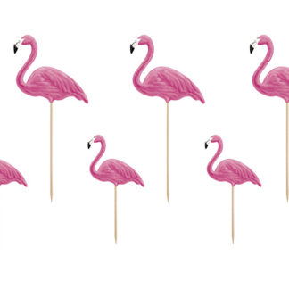 Toppery Aloha – Flamingi, 15-23,5cm (1 op. / 6 szt.)